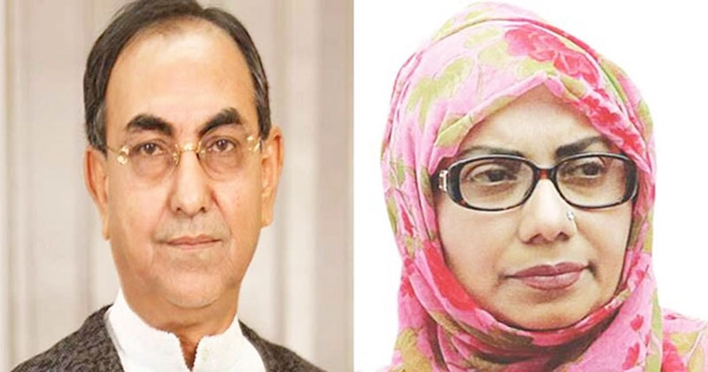 বিএনপির স্থায়ী কমিটির সদস্য মির্জা আব্বাস ও তার স্ত্রী। ছবি: সংগৃহীত