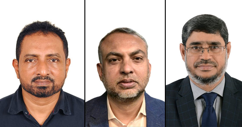 ড. এম মুজিবুর রহমান,রসায়ন বিভাগ, ১ম ব্যাচ (১৯৯০ - ৯১)  সাবেক সহকারি অধ্যাপক, লন্ডন প্রবাসী। শাব্বির আহমদ চৌধুরী  অর্থনীতি বিভাগ, ২য় ব্যাচ (৯১ -৯২) সাবেক জিএস, শাকসু। প্রফেসর ড. মোহাম্মদ তাজ উদ্দিন, পরিসংখ্যান বিভাগ, ২য় ব্যাচ (৯১ -৯২) ভাইস চ্যান্সেলর, লিডিং ইউনিভার্সিটি, সিলেট।
