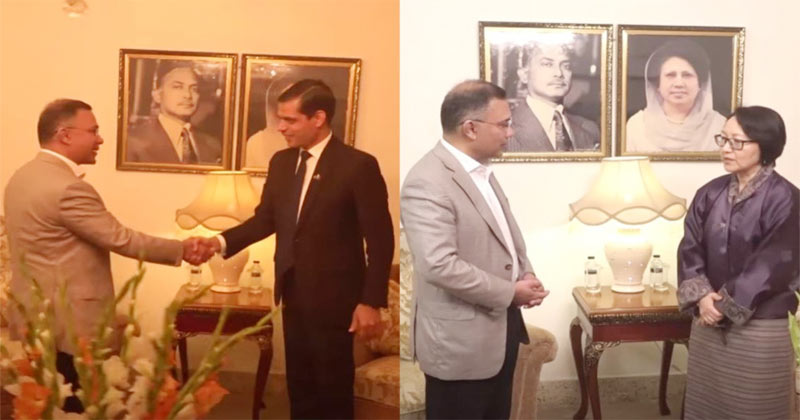তারেক রহমানের সঙ্গে নেপাল ও ভুটানের রাষ্ট্রদূতের সাক্ষাৎ