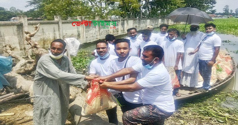 কালিহাতীতে বন্যা দুর্গতদের পাশে ইচ্ছা ফাউন্ডেশন