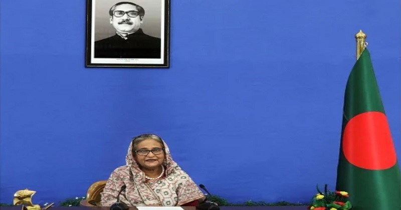 প্রধানমন্ত্রী শেখ হাসিনা। 