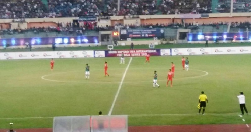 ২-০ গোলে টানা হারের প্রতিশোধ নিলো বাংলাদেশ