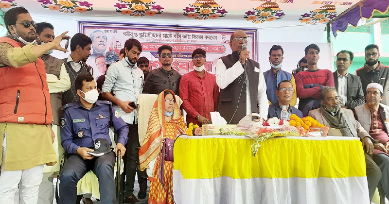 ভূমিহীনরা ভূমি পাবে, গৃহহীনরা ঘর