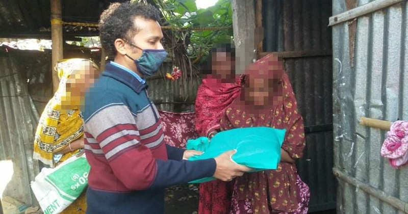শ্রীমঙ্গলে শতাধিক মানুষের মাঝে শীতবস্ত্র বিতরণ