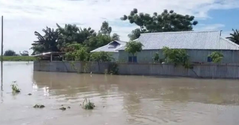 কুড়িগ্রামে প্রায় ৫ হাজার মানুষ পানিবন্দি