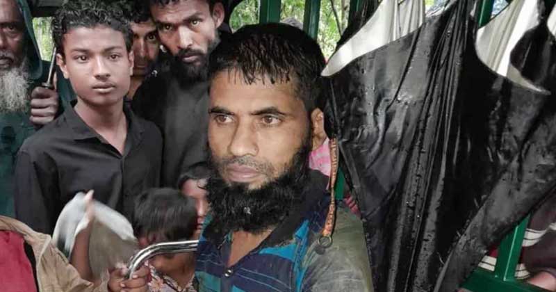 আটক অভিযুক্ত বুলবুল মিয়া। 