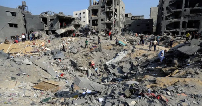 গাজায় ইসরায়েলি বিমান হামলায়, নিহত শতাধিক