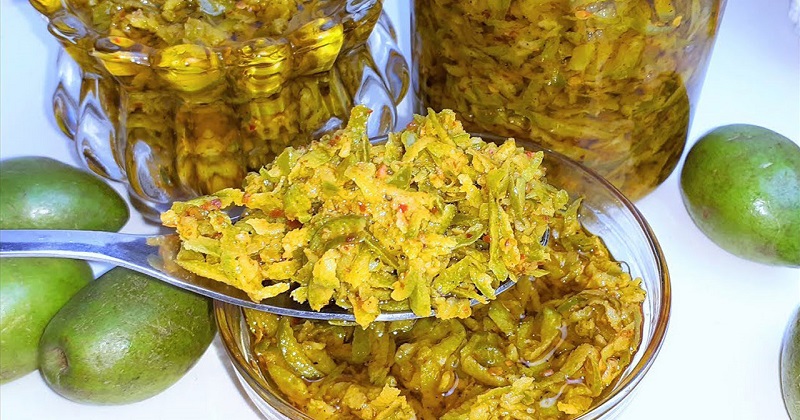 জলপাইয়ের ঝুরি আচার তৈরির রেসিপি