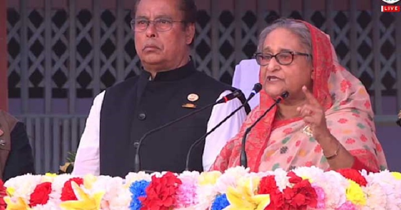 নৌকা মার্কা ছাড়া উপায় নেই : শেখ হাসিনা