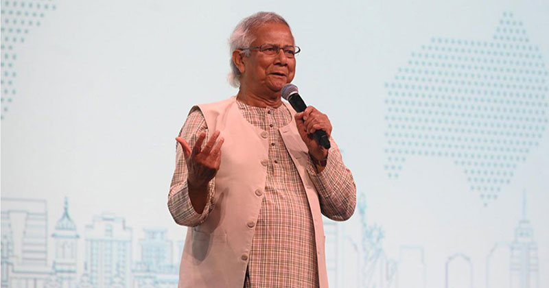   বক্তব্য দিচ্ছেন প্রধান উপদেষ্টা অধ্যাপক ড. মুহাম্মদ ইউনূস। ছবি : প্রধান উপদেষ্টার প্রেস উইং 