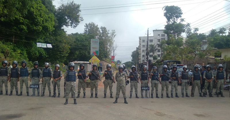 খাগড়াছড়িতে অবরোধ উত্তেজনায় ১৪৪ ধারা বলবৎ
