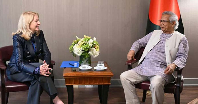 প্রধান উপদেষ্টার সঙ্গে ইউনিসেফের নির্বাহী পরিচালকের সাক্ষাৎ