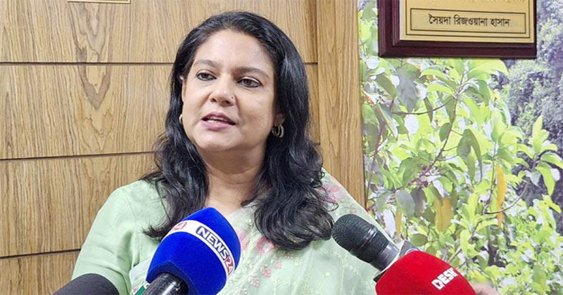 ১ জানুয়ারি থেকে সচিবালয় পুরোপুরি প্লাস্টিকমুক্ত হবে: রিজওয়ানা