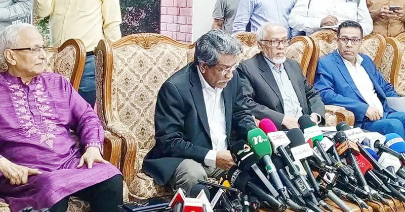 জুলাই সনদ বাস্তবায়নে গণভোটে রাজনৈতিক দলগুলো একমত