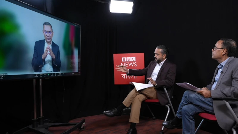 বিবিসি বাংলার সাথে সাক্ষাৎকারে বিএনপির ভারপ্রাপ্ত চেয়ারম্যান তারেক রহমান