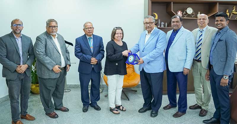 কানাডিয়ান হাইকমিশনের প্রতিনিধি দলের এআইইউবি পরিদর্শন