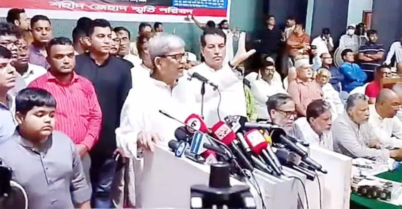 গণতন্ত্র ফিরিয়ে আনার একমাত্র পথ সুষ্ঠু নির্বাচন: ফখরুল