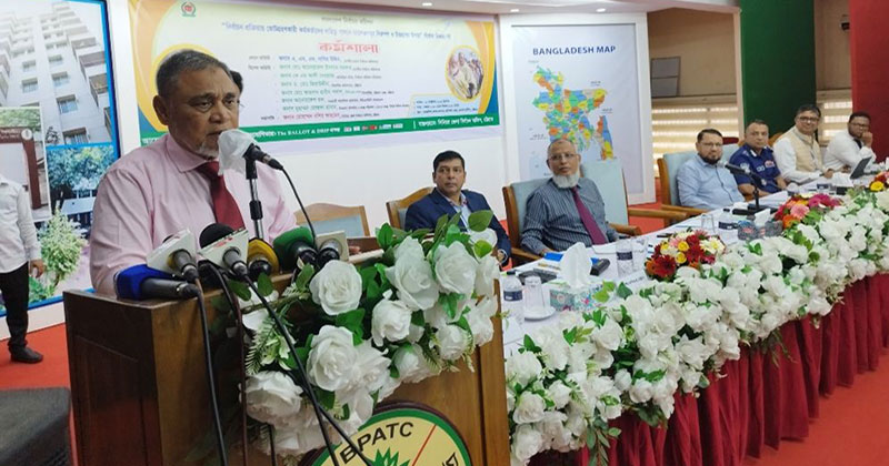 প্রধান নির্বাচন কমিশনার (সিইসি) এ এম এম নাসির উদ্দিন। 