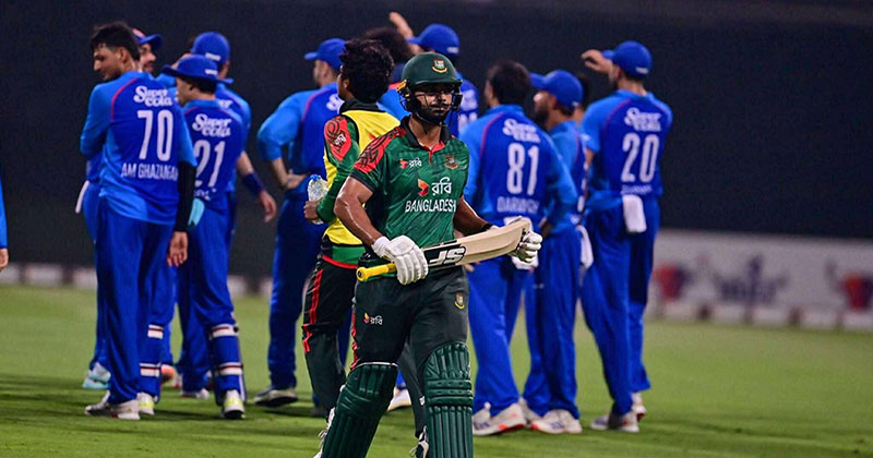 ১০৯ রানেই অলআউট বাংলাদেশ, দাপুটে সিরিজ জয় আফগানদের