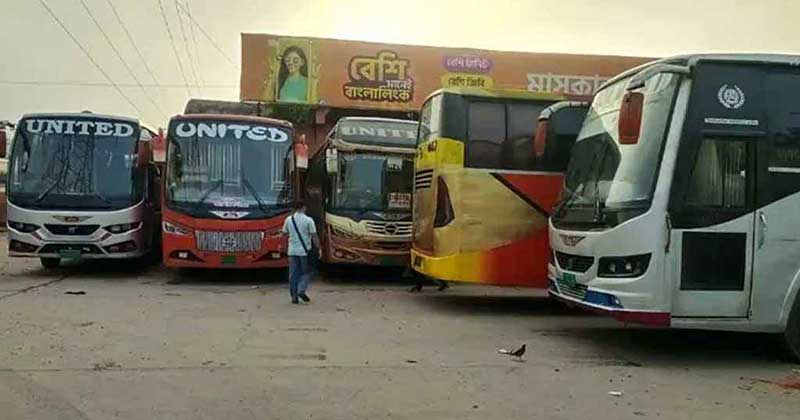 ঢাকা-ময়মনসিংহ রুটে বাস চলাচল অনির্দিষ্টকালের জন্য বন্ধ