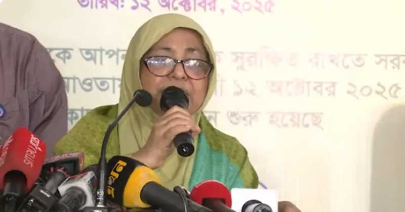 সচেতনতা আর টিকাদানেই টাইফয়েড নিয়ন্ত্রণ সম্ভব: স্বাস্থ্য উপদেষ্টা