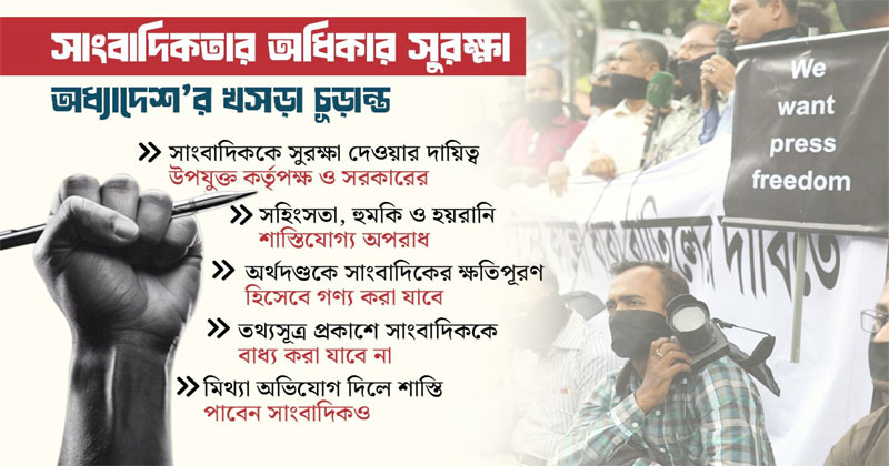 খসড়া আইনে সাংবাদিকরা বিপদে, থানার সাহায্য নেই