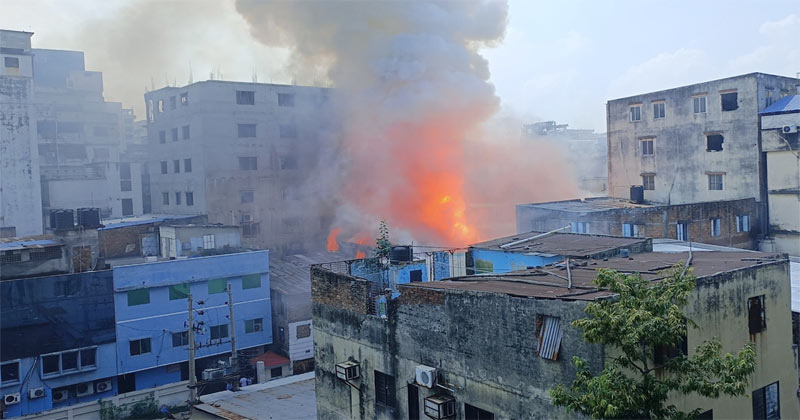 মিরপুরে আগুনে ৯ জনের মরদেহ উদ্ধার