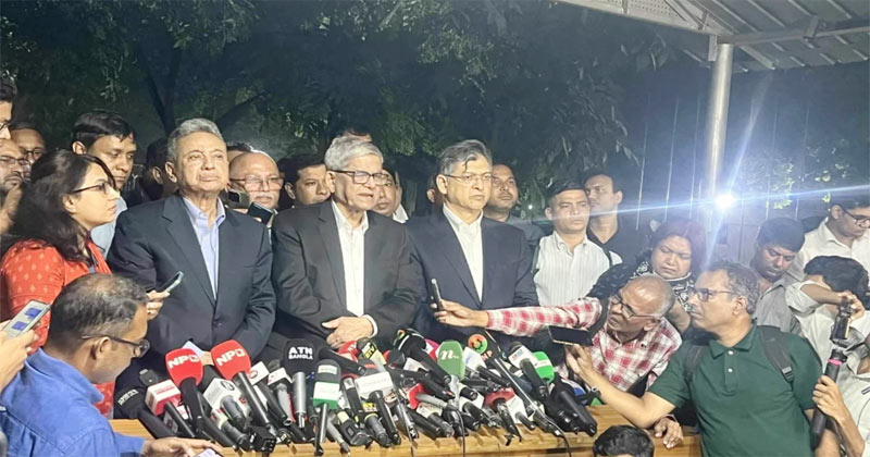 বর্তমান সরকারকে তত্ত্বাবধায়ক সরকারের ভূমিকায় চায় বিএনপি