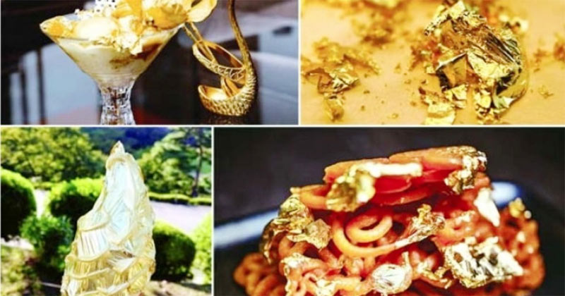 খাবার প্লেটেও সোনা, খেলে কী হয়