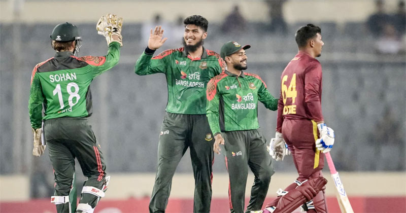 বড় ব্যবধানে সিরিজ জয় বাংলাদেশের